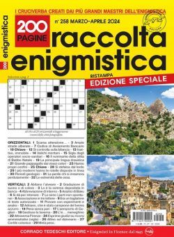 Raccolta Enigmistica – Marzo-Aprile 2024