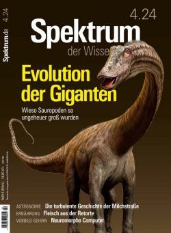 Spektrum der Wissenschaft – April 2024