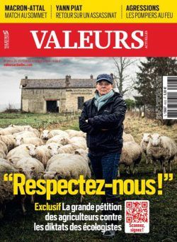 Valeurs Actuelles – 29 Fevrier 2024