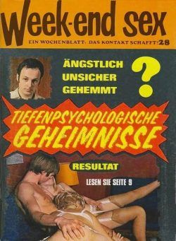 Week-end Sex – Nr 28 3 Jahrgang 1972