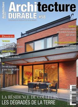 Architecture Durable – Mars-Avril-Mai 2024