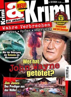 Die Aktuelle Krimi – 9 April 2024