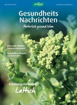 Gesundheits Nachrichten – April 2024