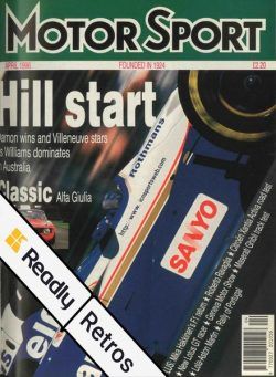 Motor Sport Magazine – April 1996