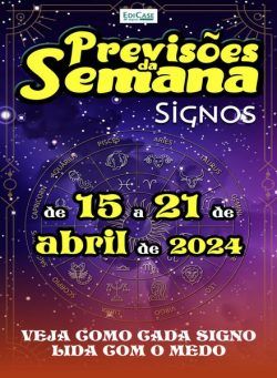 Previsoes da Semana – 15 Abril 2024