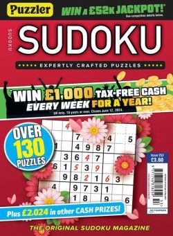 Puzzler Sudoku – Issue 253 – 18 April 2024