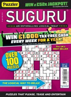 Puzzler Suguru – Issue 127 – 18 April 2024