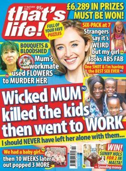 that’s life! UK – 11 April 2024