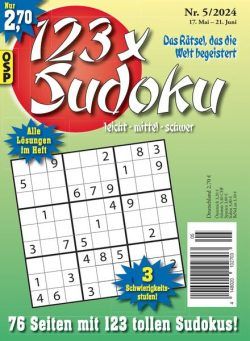 123 x Sudoku – Nr 5 2024