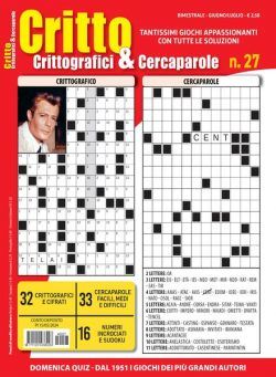 Crittografici & Carcaparole – Giugno-Luglio 2024