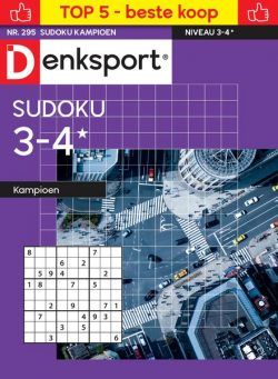 Denksport Sudoku 3-4 kampioen – 3 Mei 2024