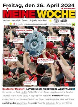 Meine Woche – 26 April 2024