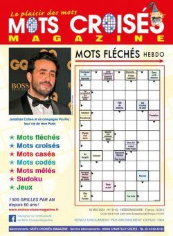 Mots Croises Magazine – 16 Mai 2024