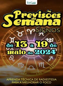 Previsoes da Semana – 13 Maio 2024