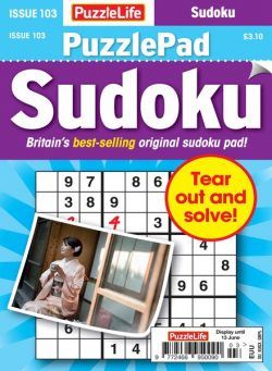 PuzzleLife PuzzlePad Sudoku – Issue 103 – May 2024