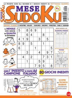 Settimana Sudoku Mese – Maggio 2024