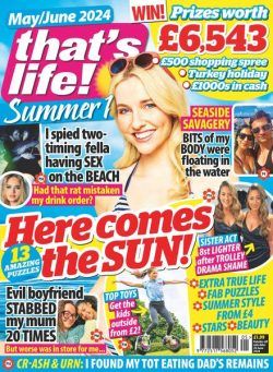 That’s Life Monthly – May-June 2024