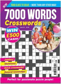 7000 Words Crosswords – Issue 35 – June 2024