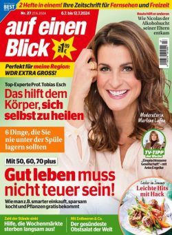 Auf Einen Blick – 27 Juni 2024