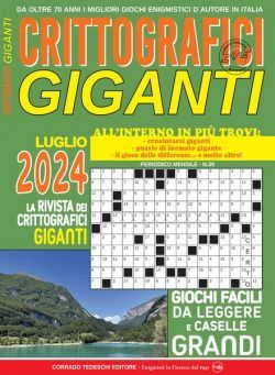 Crittografici Giganti – Luglio 2024