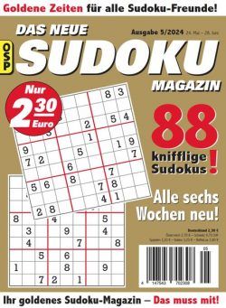 Das Neue Sudoku – Nr 5 2024