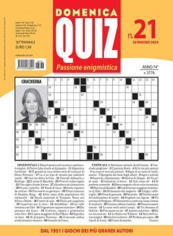 Domenica Quiz – 30 Maggio 2024