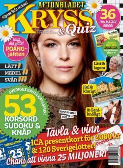 Kryss & Quiz – 24 Juni 2024