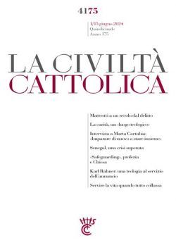 La Civilta Cattolica – 1 Giugno 2024