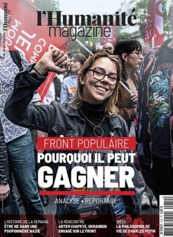 L’Humanite Magazine – 20 Juin 2024