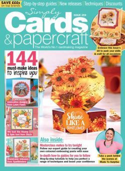 Simply Cards & Papercraft – Issue 259 2024