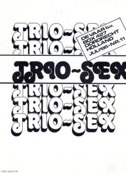 Trio-Sex Dutch – Nr 11 1986