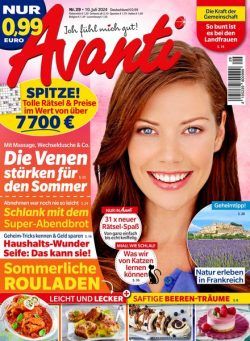 Avanti – 10 Juli 2024