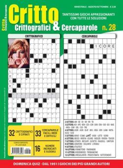 Crittografici & Carcaparole – Agosto-Settembre 2024