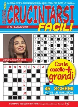 Crucintarsi Facili – Luglio 2024