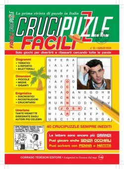 Crucipuzzle – 3 Luglio 2024