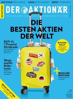 Der Aktionar BOrsenmagazin – 19 Juli 2024