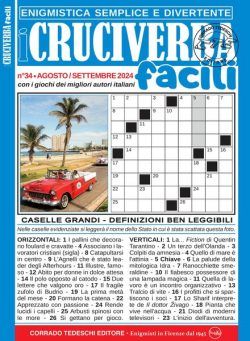 I Cruciverba Facili – Agosto-Settembre 2024