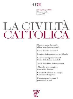 La Civilta Cattolica – 20 Luglio 2024