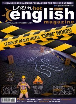 Learn Hot English – Issue 266 – July 2024