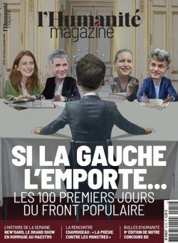 L’Humanite Magazine – 28 Juin 2024