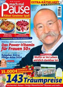 Mach mal Pause – 19 Juni 2024