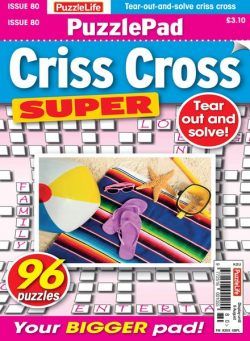 PuzzleLife PuzzlePad Criss Cross Super – July 2024