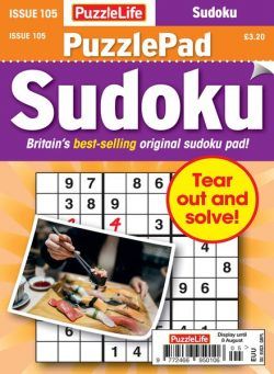 PuzzleLife PuzzlePad Sudoku – Issue 105 2024
