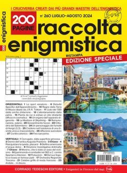 Raccolta Enigmistica – Luglio-Agosto 2024