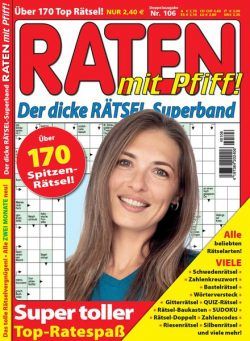 Raten mit Pfiff! – 25 Juni 2024