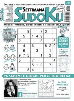 Settimana Sudoku – 12 Luglio 2024