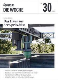 Spektrum Die Woche – 25 Juli 2024