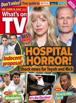 What’s on TV – 29 June 2024