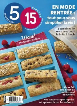 5 Ingredients 15 Minutes – Septembre 2024