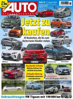 Auto Strassenverkehr – 12 August 2024